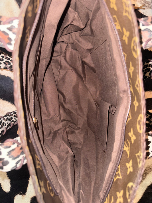 Luxe | Fringe Leopard Neverfull