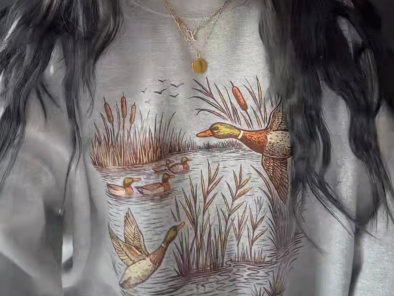 Retro Flying Mallard