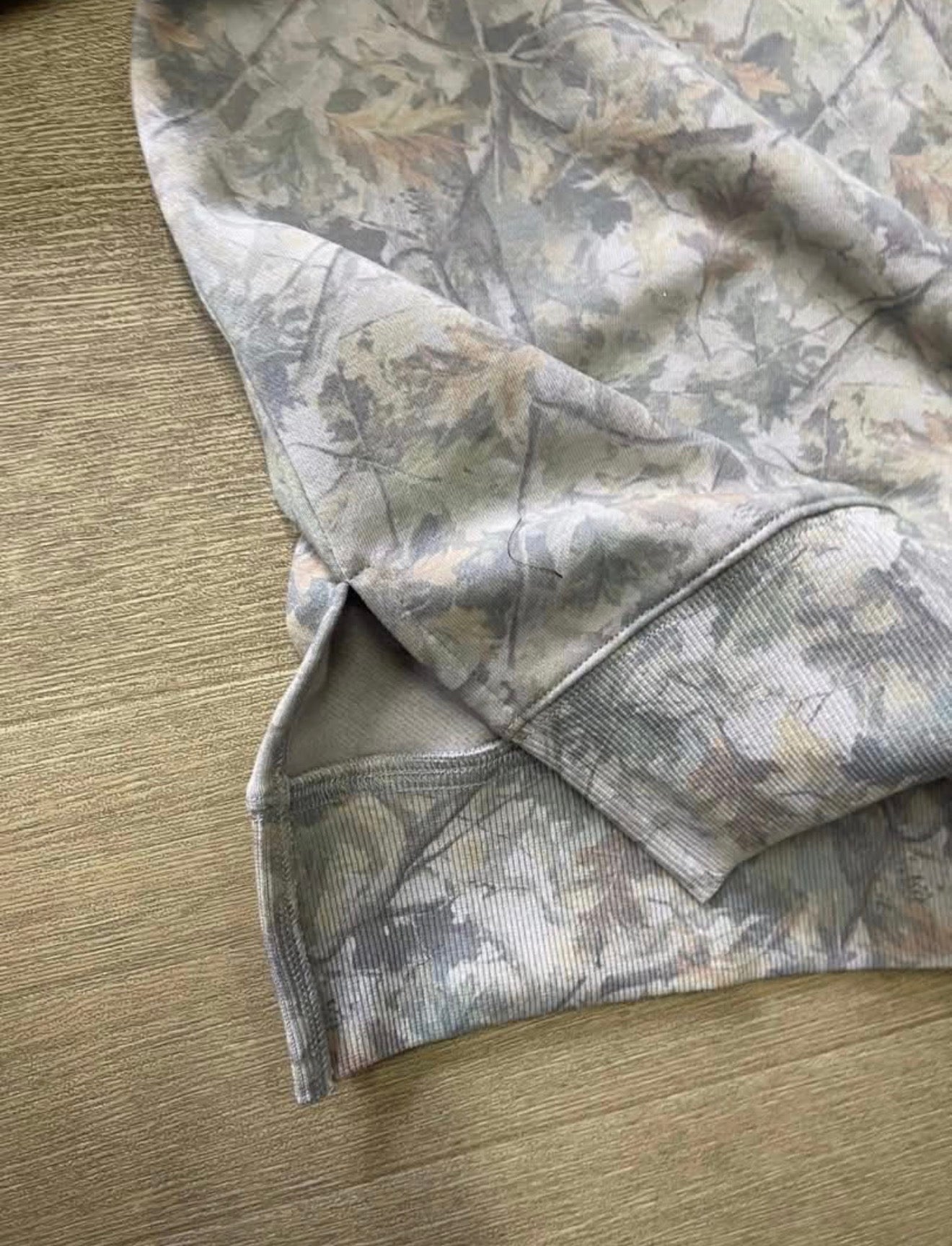 Oversized Camo Mock Neck | Preorder