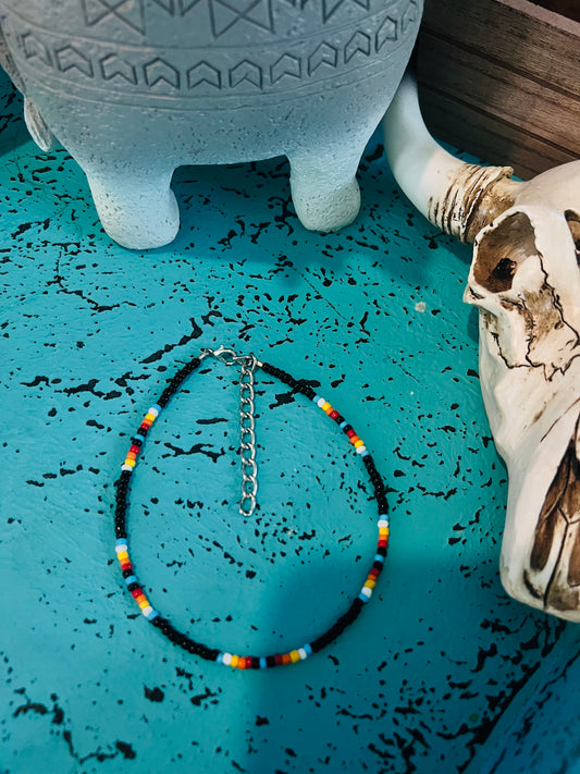 Wild West Beaded Choker