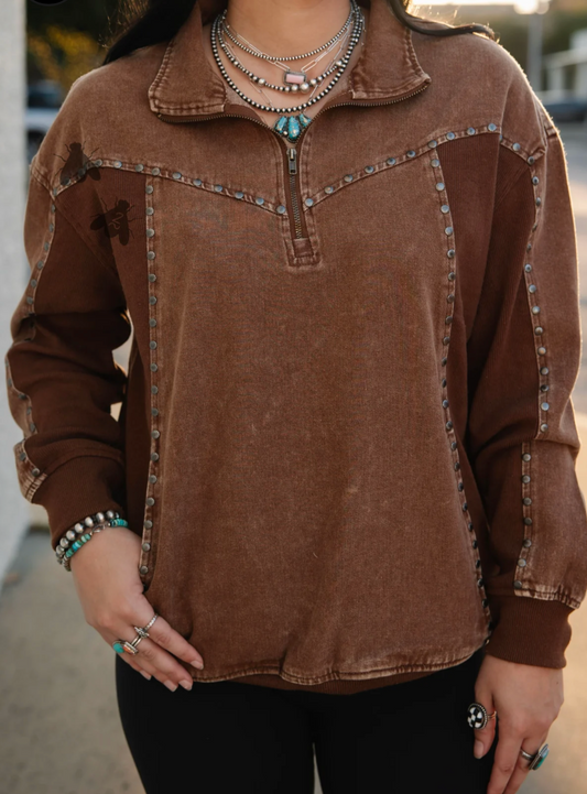 Silver Creek Zip | Chocolate