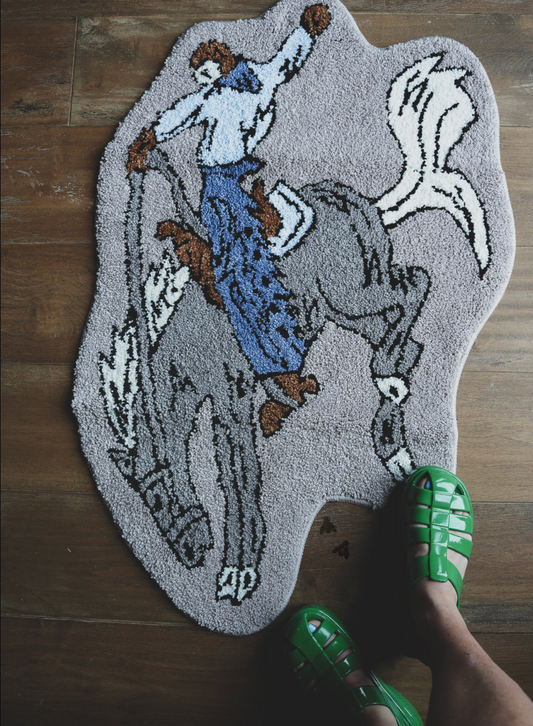 Rodeo Rug | Bronc Buster