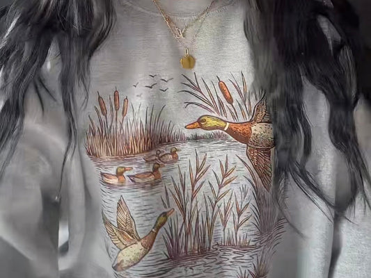 Retro Flying Mallard