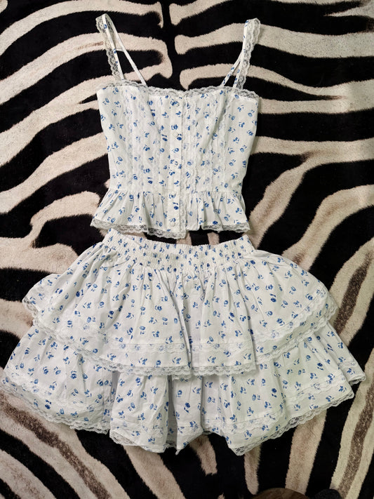 More is More Ruffled Skirt Set