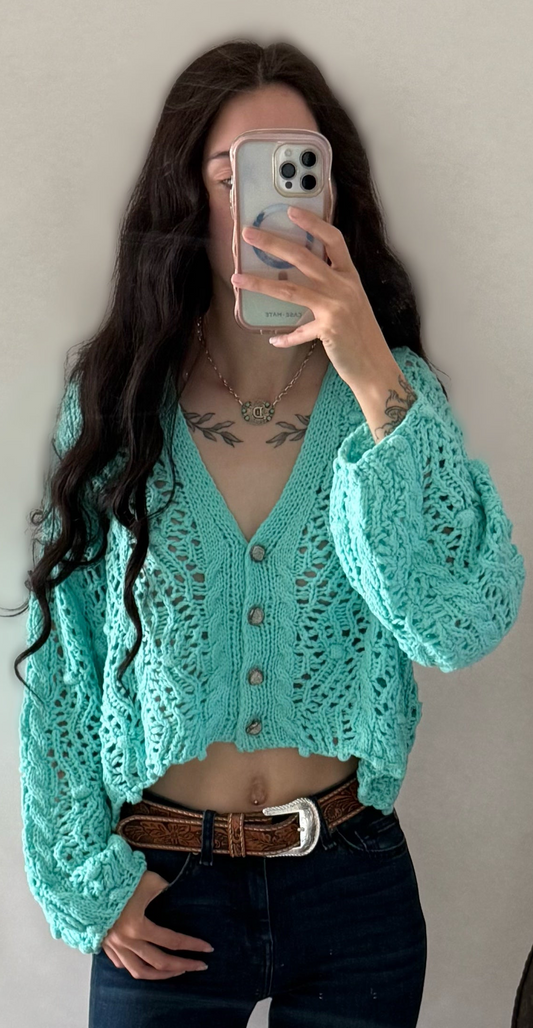 Bubblegum Blue Sweater