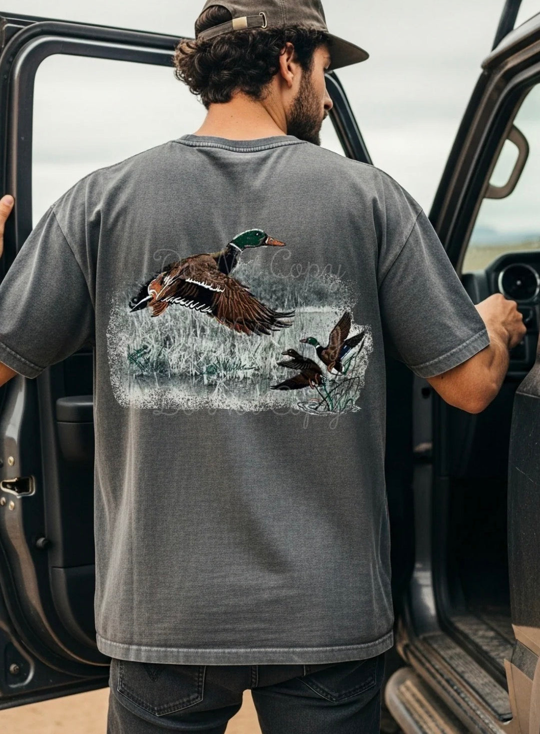 Vintage Duck Painting