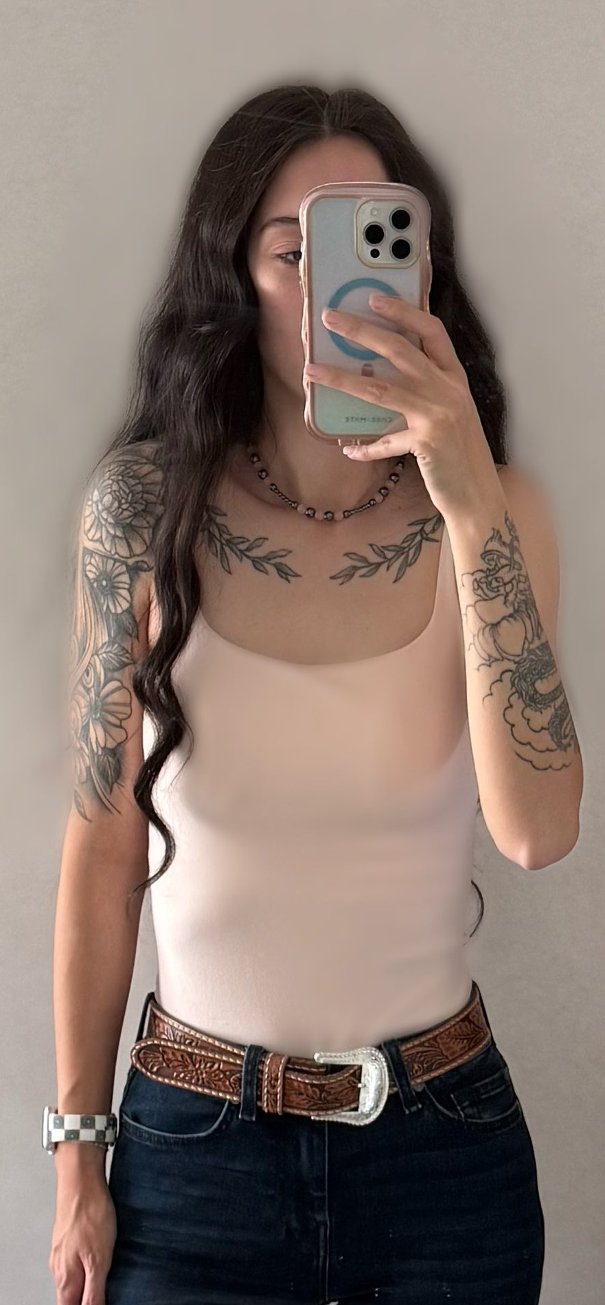 The Basic Tank | Peachy Pink