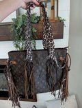 Luxe | Fringe Leopard Neverfull