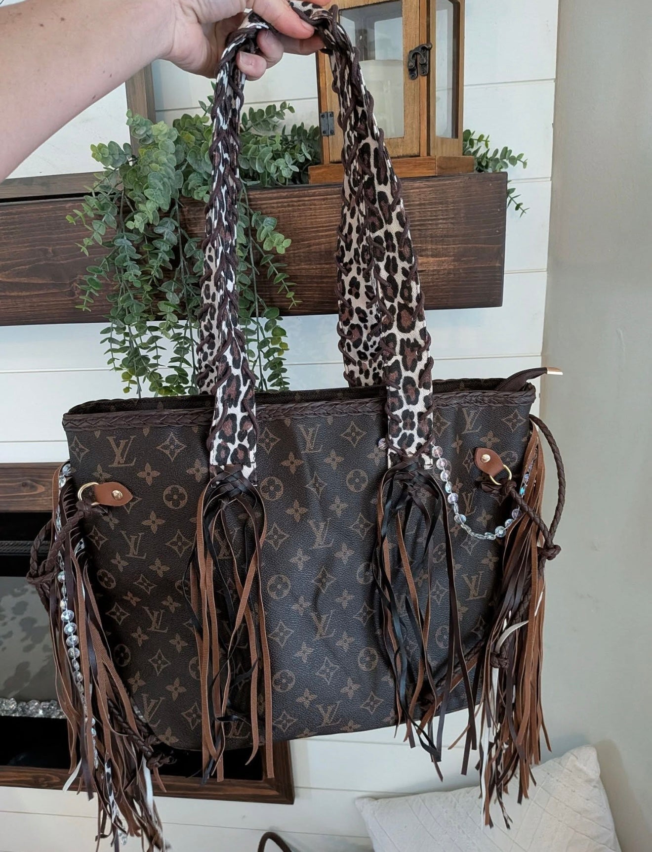 Luxe | Fringe Leopard Neverfull