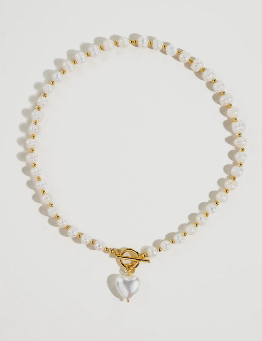 Wren Vintage Pearl Necklace