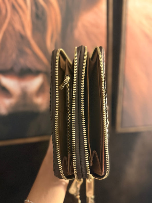 Luxe | Fringe Zippy Wallet
