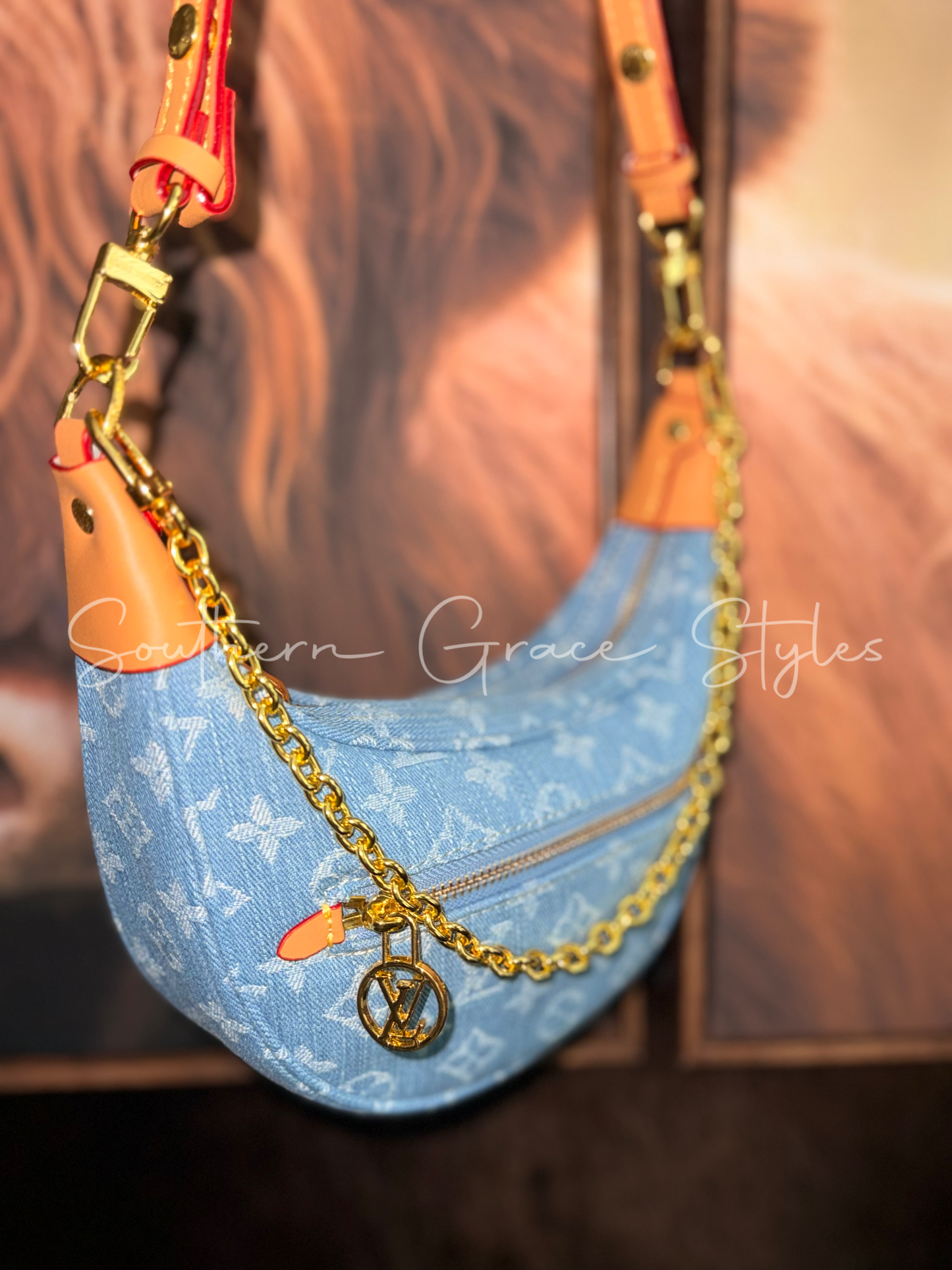 Luxe | Denim Loop Bag